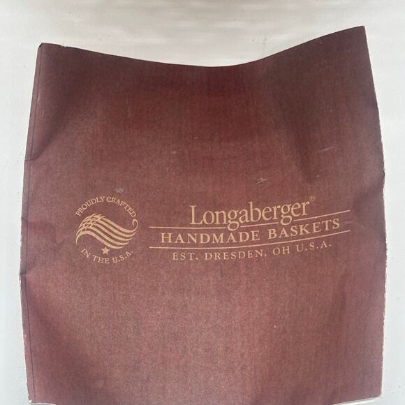 Longaberger basket wood inner engraved 2003 handmade woven company pamphlet - Picture 13 of 16